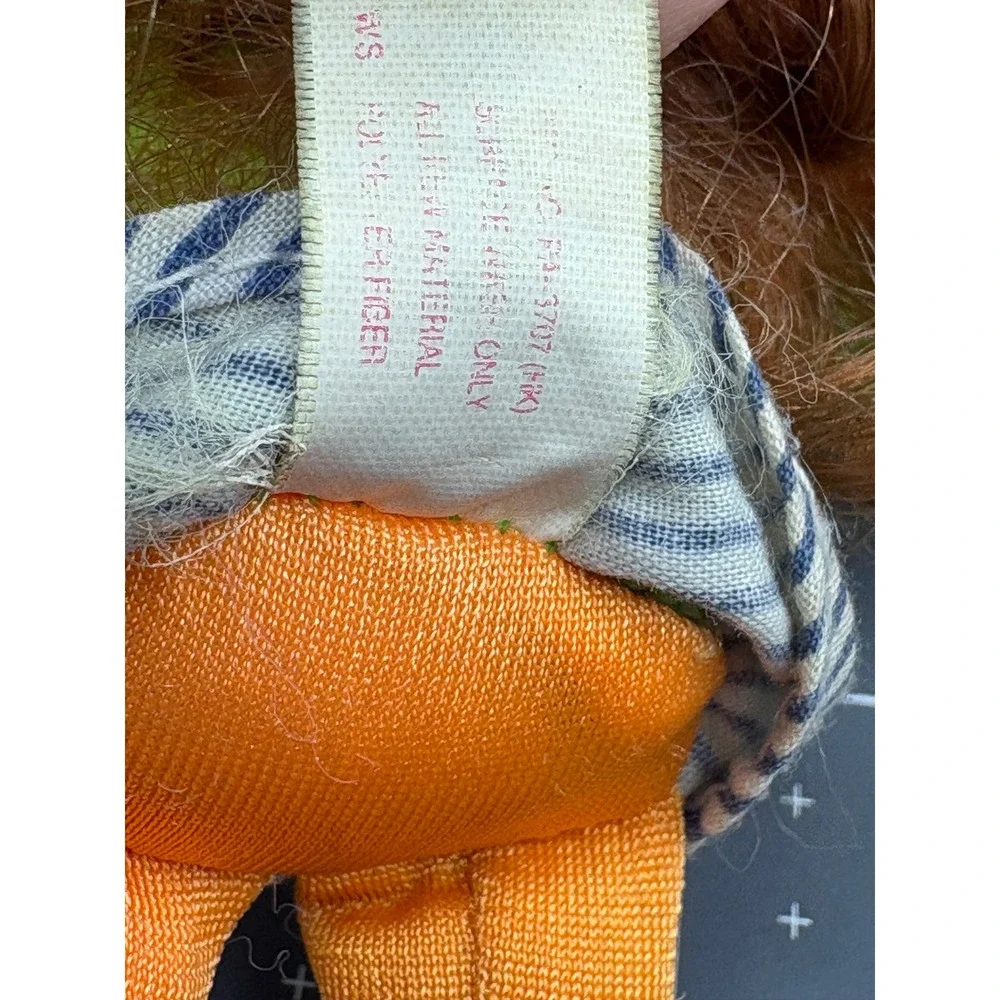 Vintage PK Pound Kids Doll Tonka 1980s Auburn Hair Neon Green Top Orange Legging